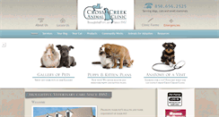 Desktop Screenshot of crosscreekclinic.com